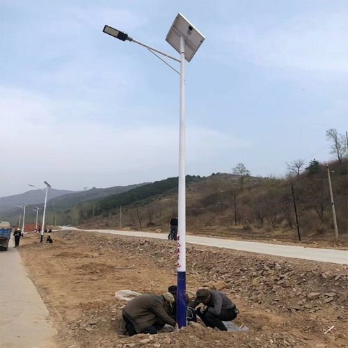 太阳能路灯户外灯6米新农村led超亮100w乡村大功率工程专用高杆灯